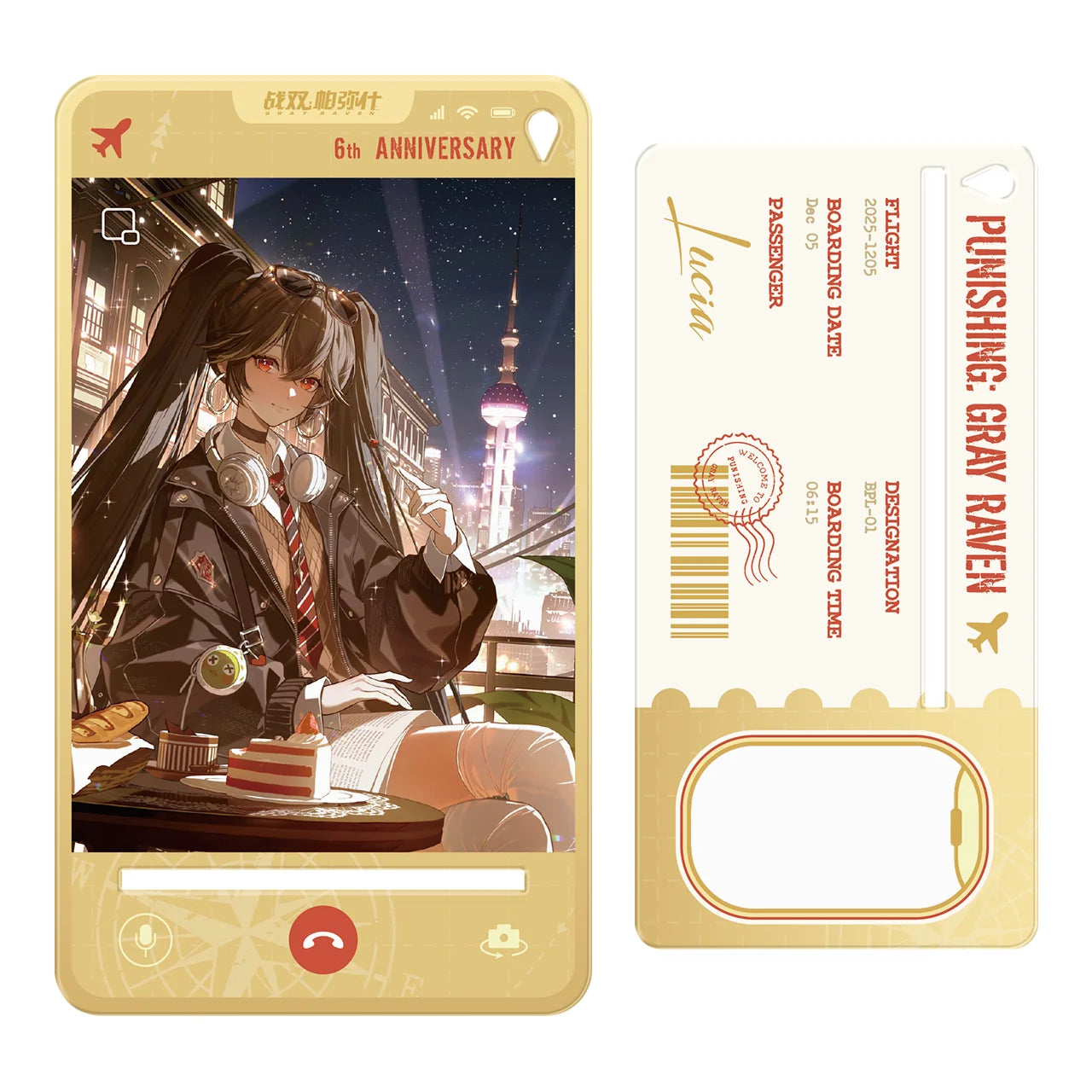 Punishing: Gray Raven - Echoes of Elsewhere 6th Anniversary Display Standee KURO GAMES
