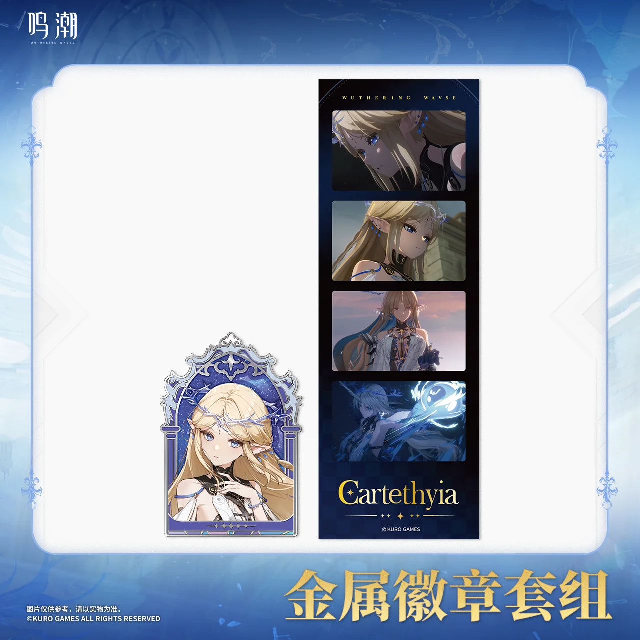 Wuthering Waves - Stars Intertwined Series Metal Badge Set KURO GAMES