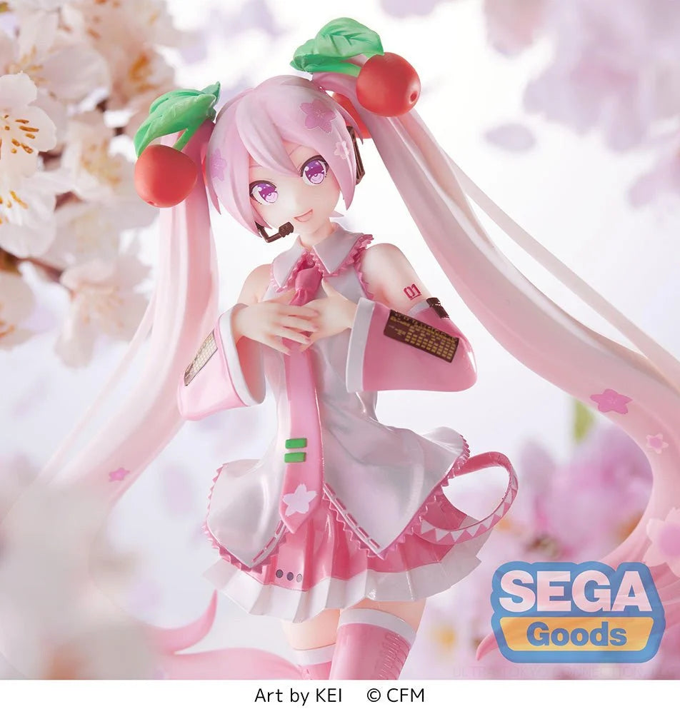 Hatsune Miku - Luminasta Sakura Miku 2023 Prize Figure SEGA