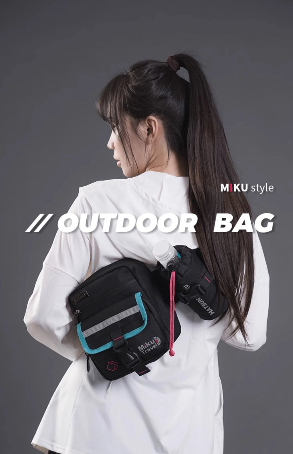 Hatsune Miku - Hatsune Miku Mikutravel Series Outdoor Belt Bag Moeyu