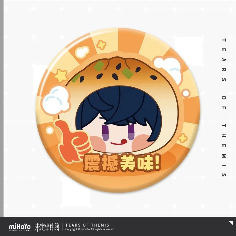 Tears of Themis - Great Pan-Fried Buns Series Mini Tin Badge miHoYo