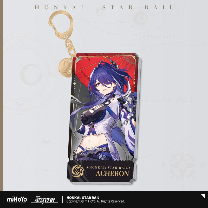 Honkai: Star Rail - The Nihility Path Character Acrylic Warp Artwork Acrylic Keychain miHoYo