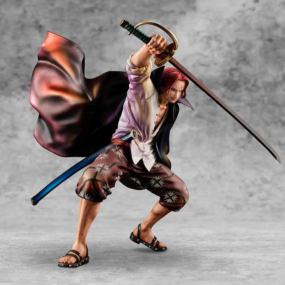 One Piece - Portrait of Pirates One Piece Playback Memories Red-Haired Shanks NON Scale Figure MegaHouse