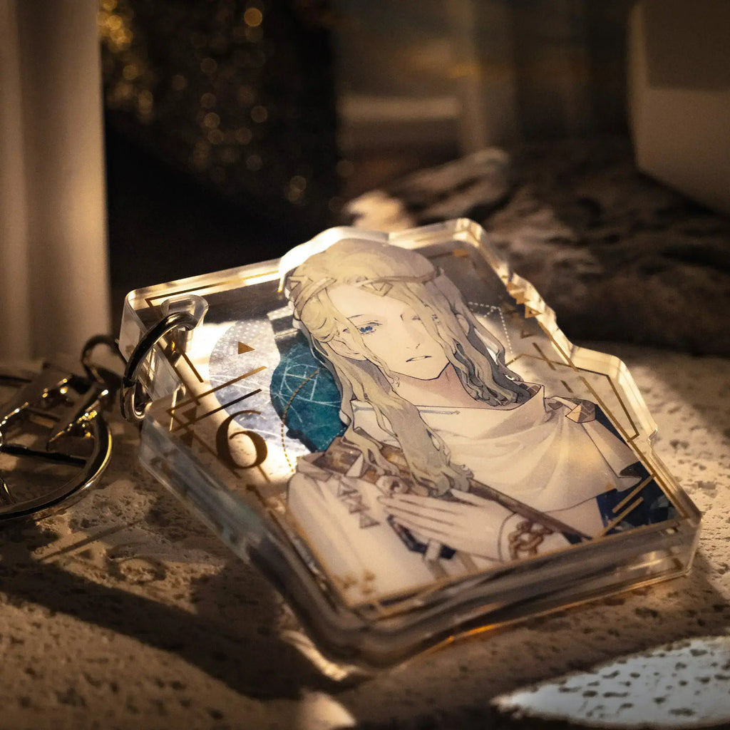 Reverse: 1999 - Mirror of Imprinted Gold Character Acrylic Keychain BLUEPOCH