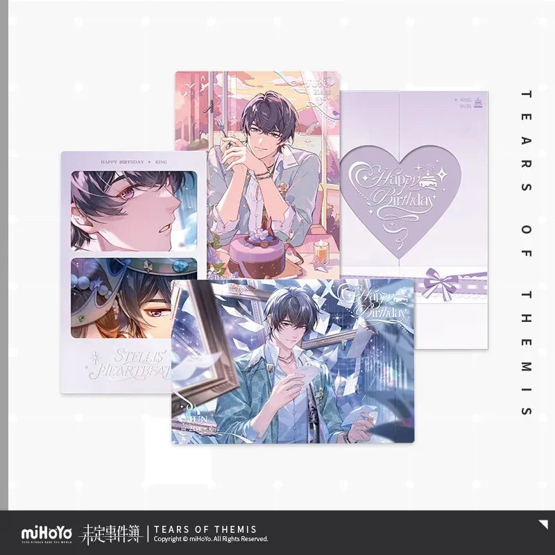 Tears of Themis - Stellis Heartbeat Series King Birthday Commemorative Card Set miHoYo