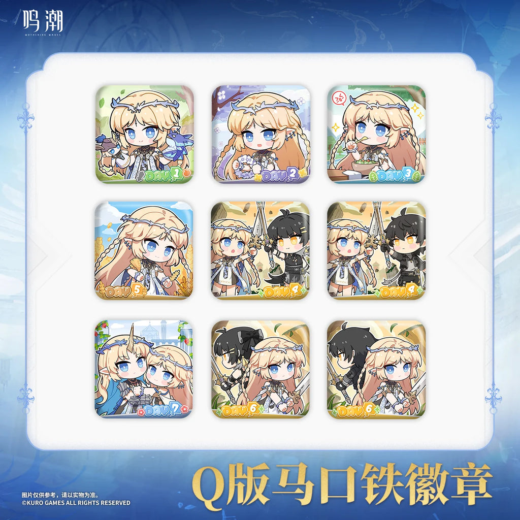 Wuthering Waves - Cartethyia Themed Chibi Ver. Tin Badge KURO GAMES