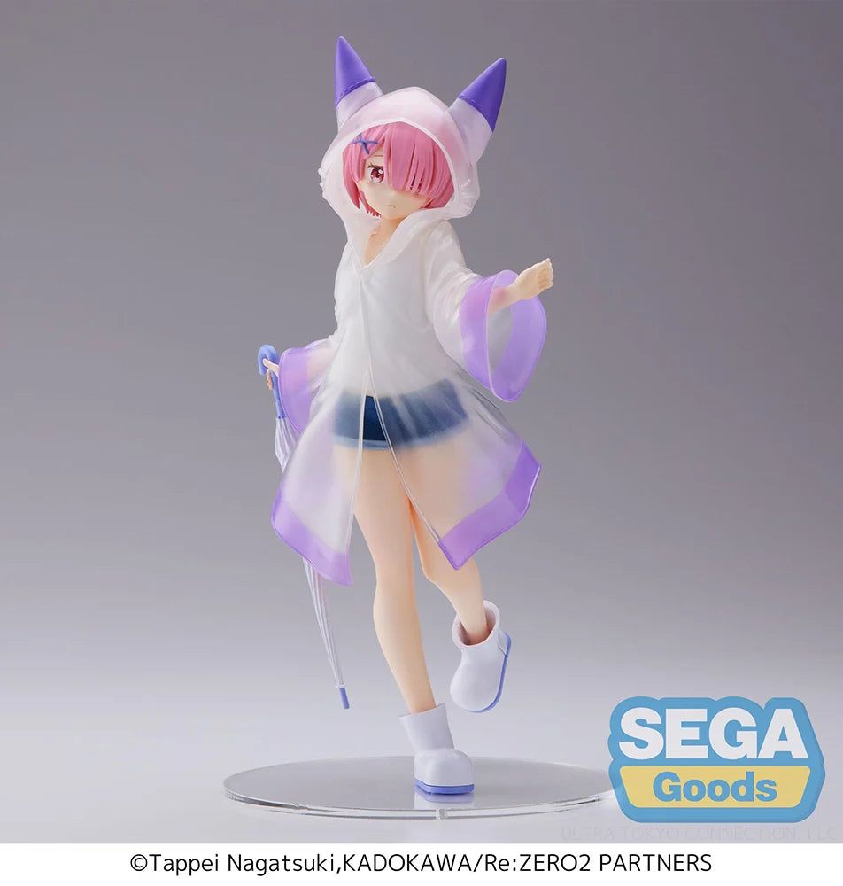 Re: ZERO - Starting Life in Another World - Ram (Raincoat Ver.) Day After The Rain Prize Figure SEGA