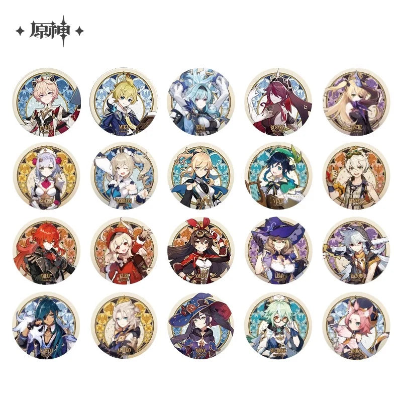 Genshin Impact - Mondstadt Collection Character Badges miHoYo
