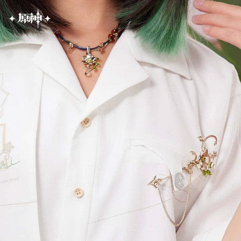 Genshin Impact - Forest And Sand Series Tighnari Impression Necklace & Brooch miHoYo