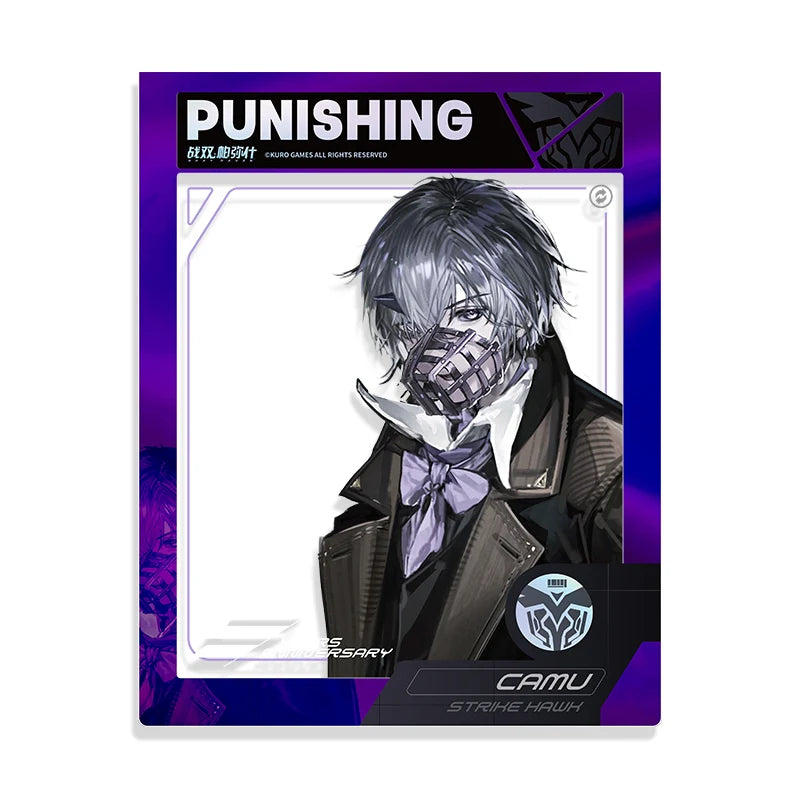 Punishing: Gray Raven - Invisible Rainfall Theme 5th Anniversary Celebration Art Paper Frame Card KURO GAMES